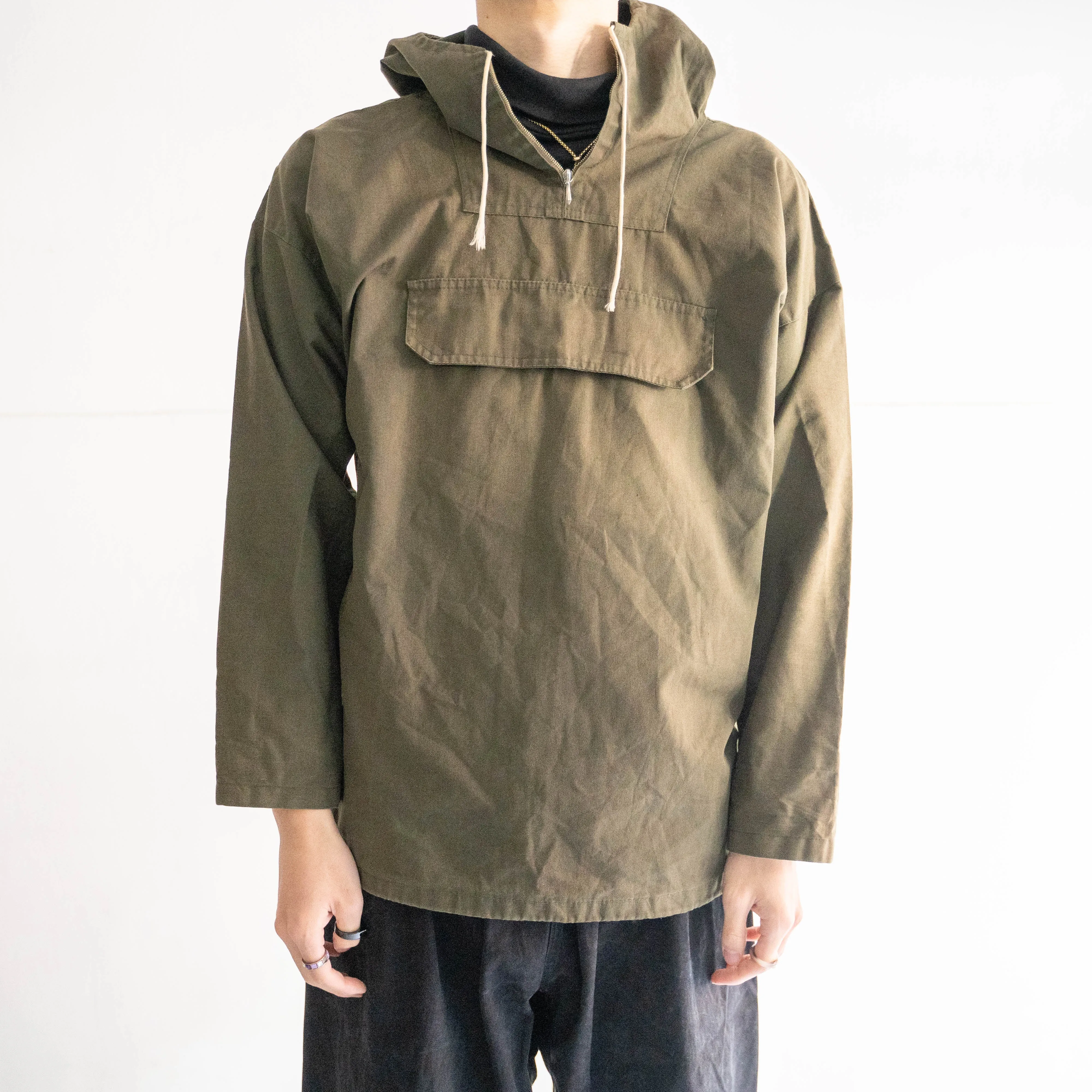1960-70s Denmark dark green anorak parka