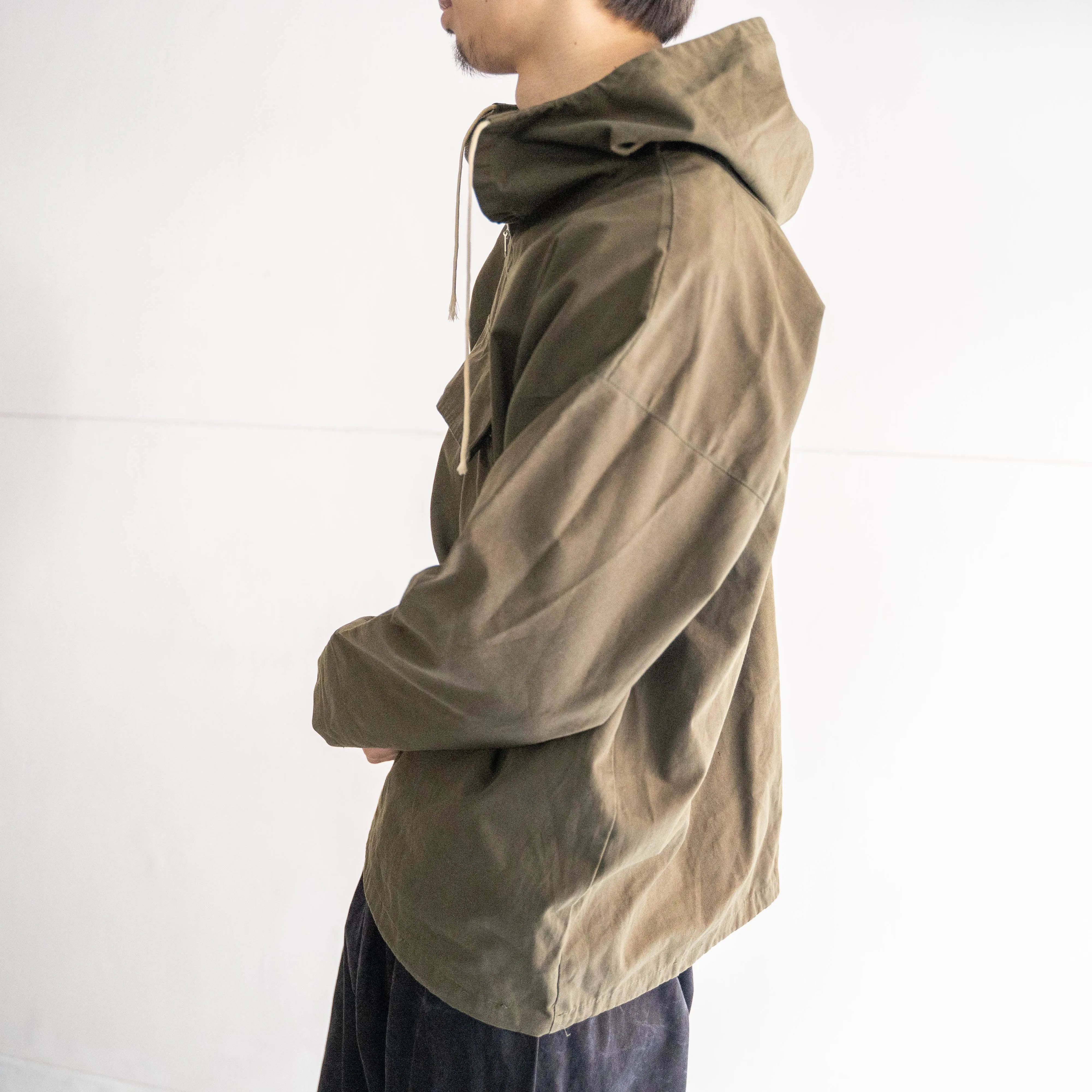 1960-70s Denmark dark green anorak parka