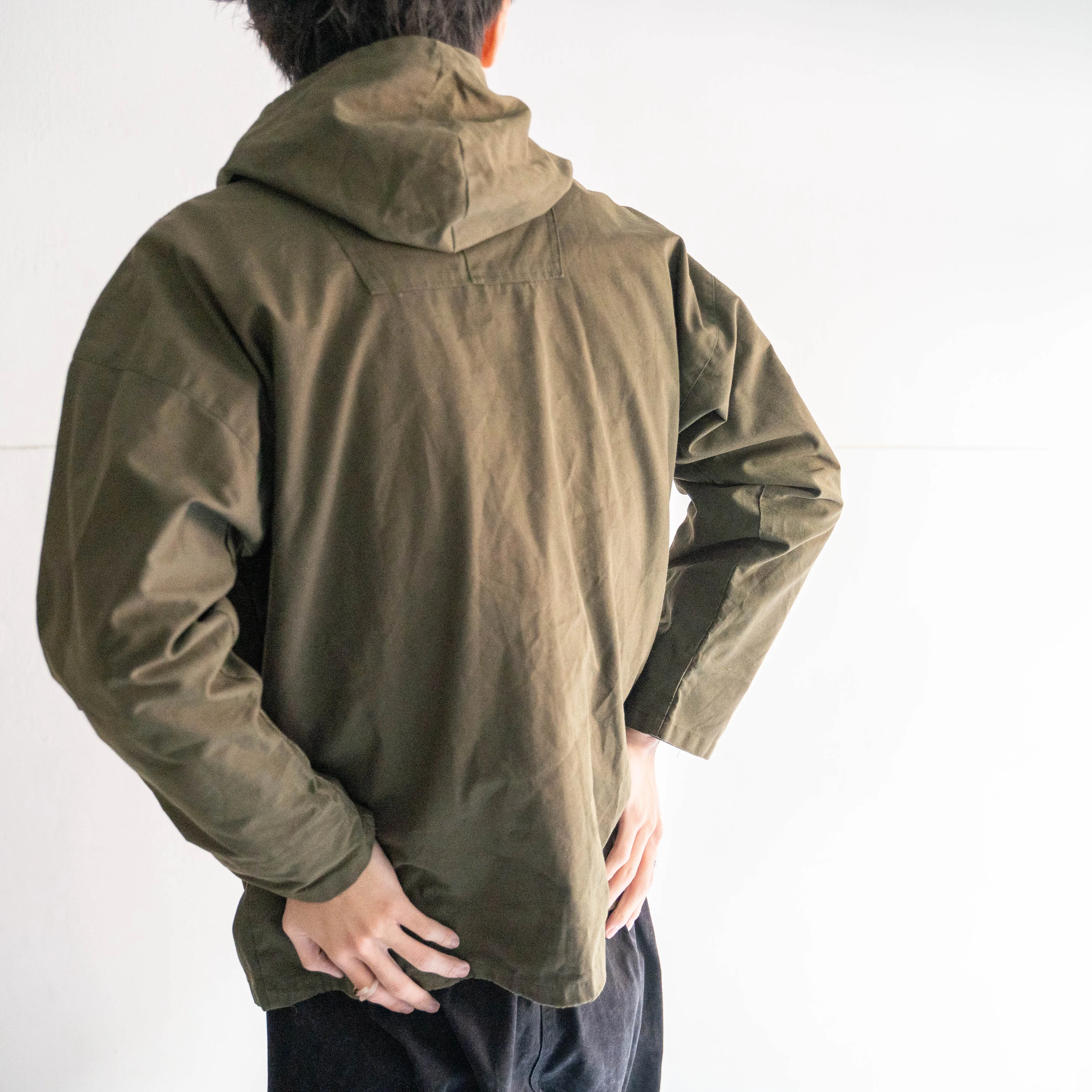 1960-70s Denmark dark green anorak parka