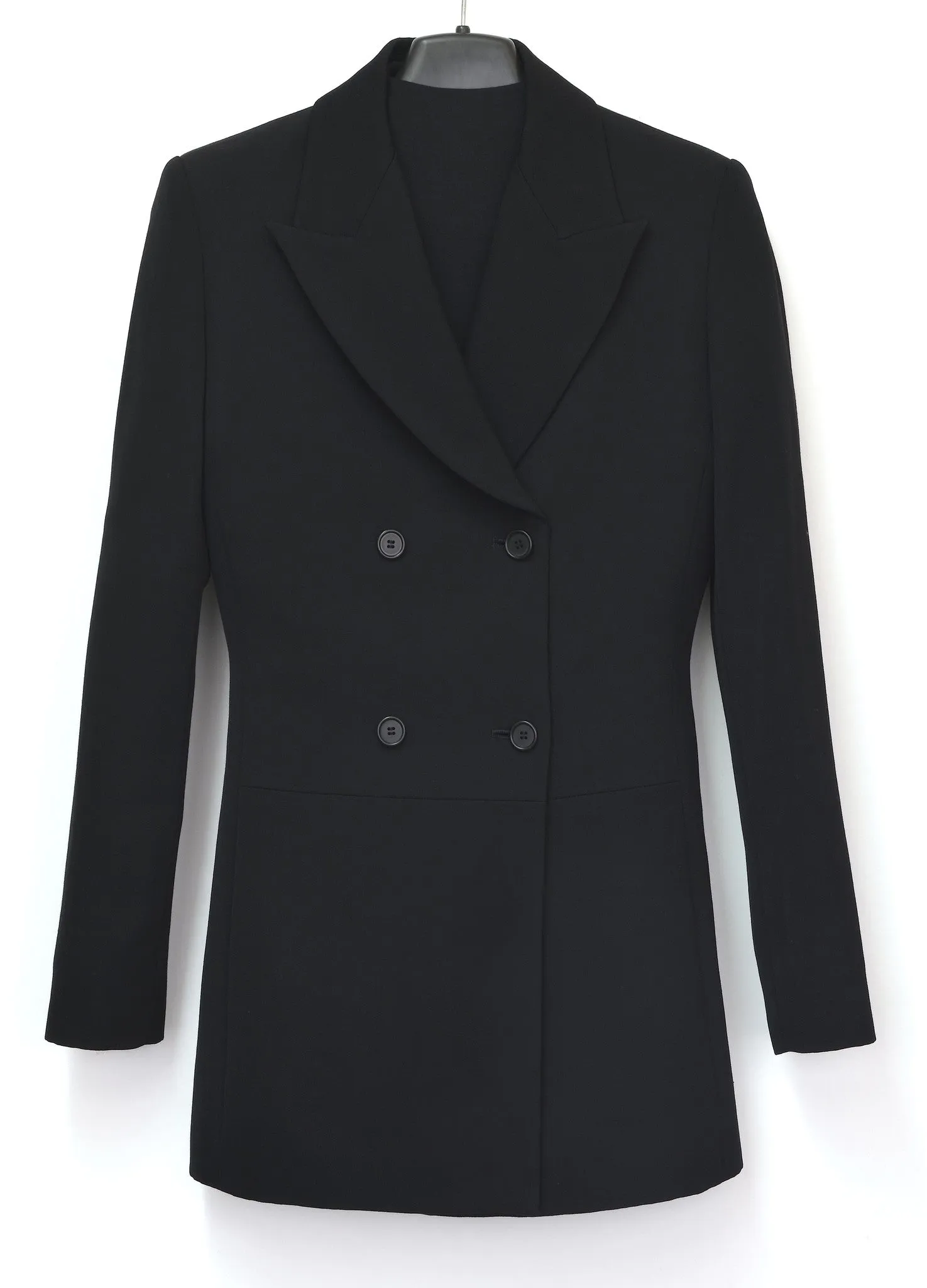 1992 Super 120's Wool Structured Double-Breasted Jacket