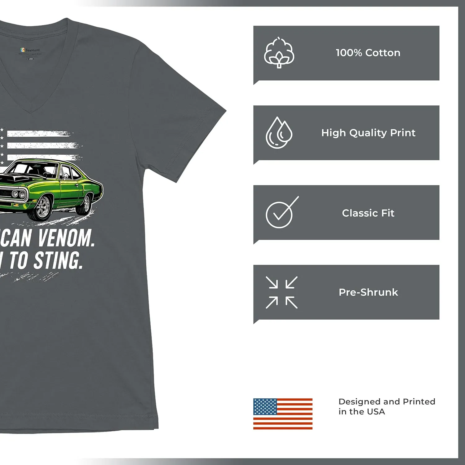 American Venom Muscle Car Men's Graphic T-Shirts and Tank Tops