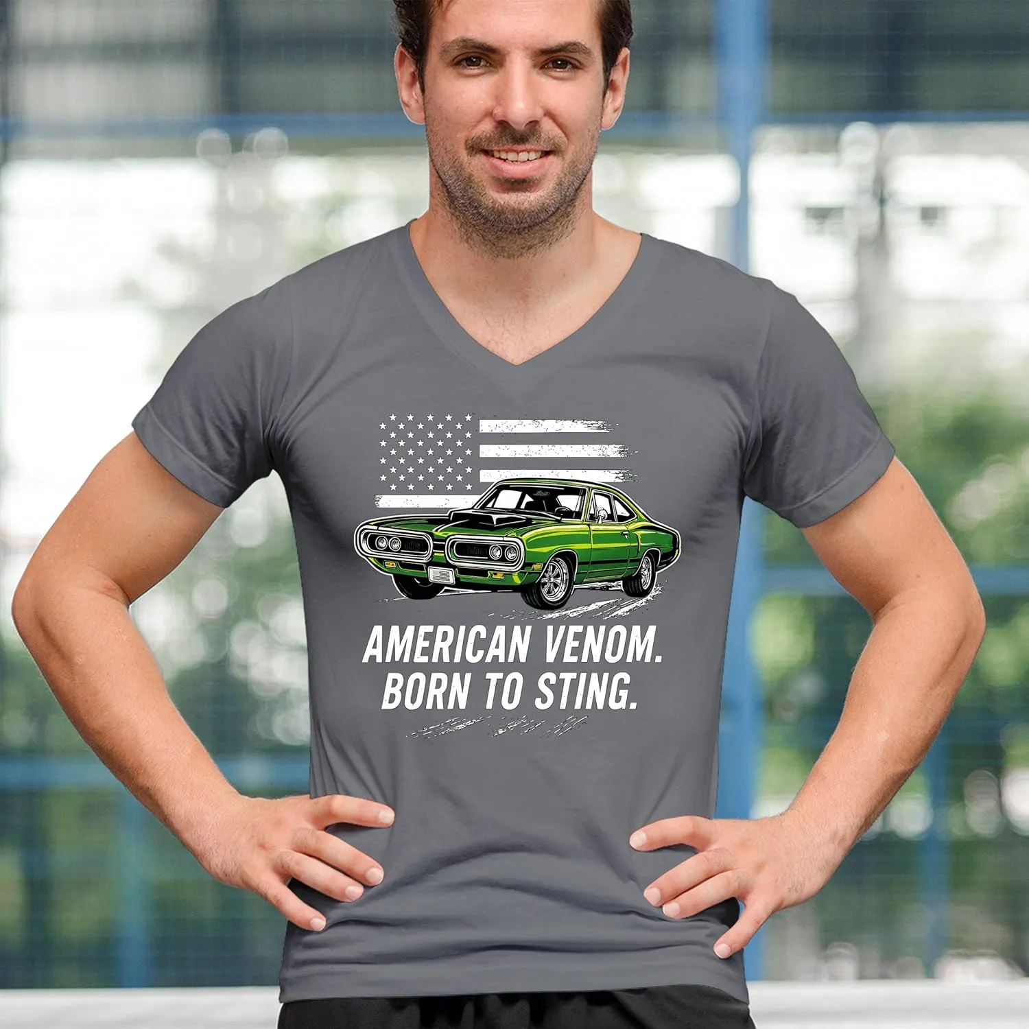 American Venom Muscle Car Men's Graphic T-Shirts and Tank Tops