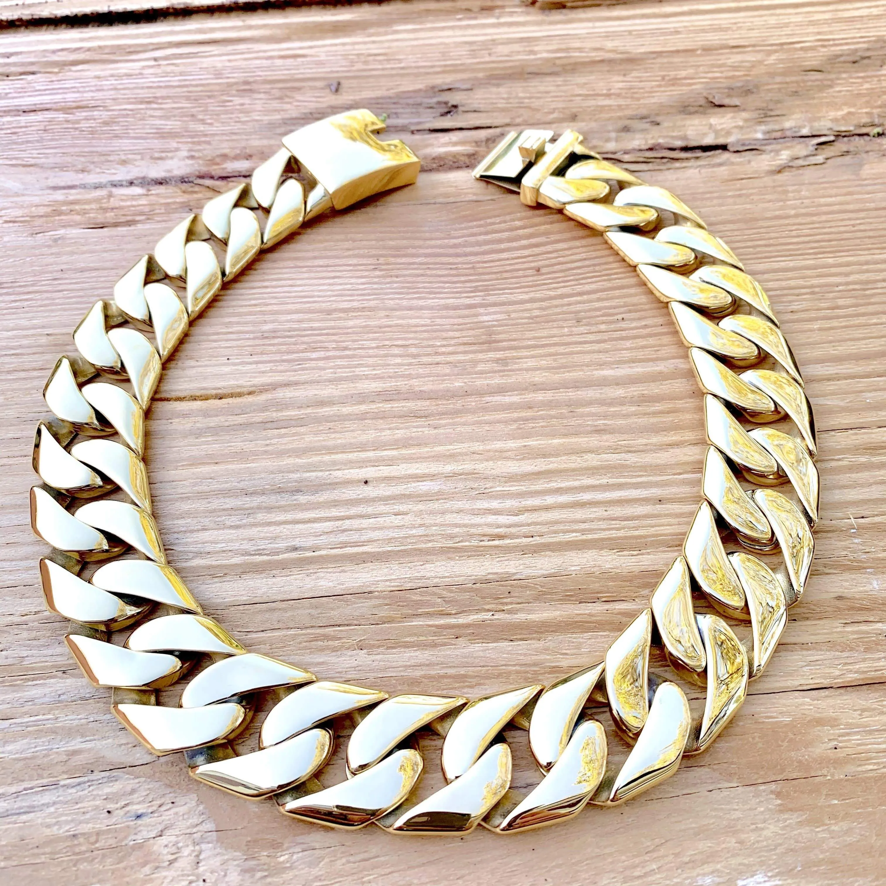 Bagger Necklace - Gold - 1" Wide- The Custom - GO21N