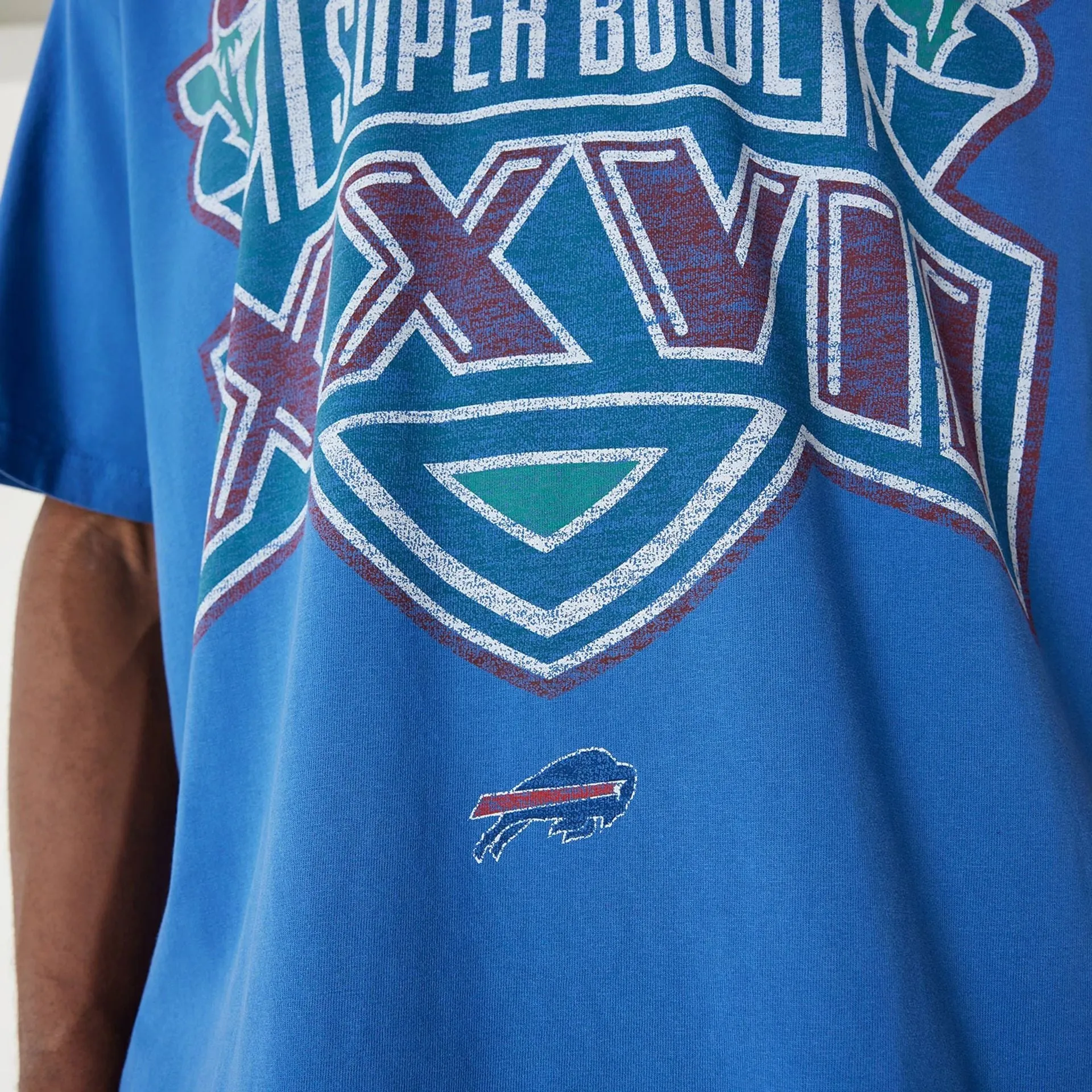 Buffalo Bills Oversized Essential Blue Oversized T-Shirt