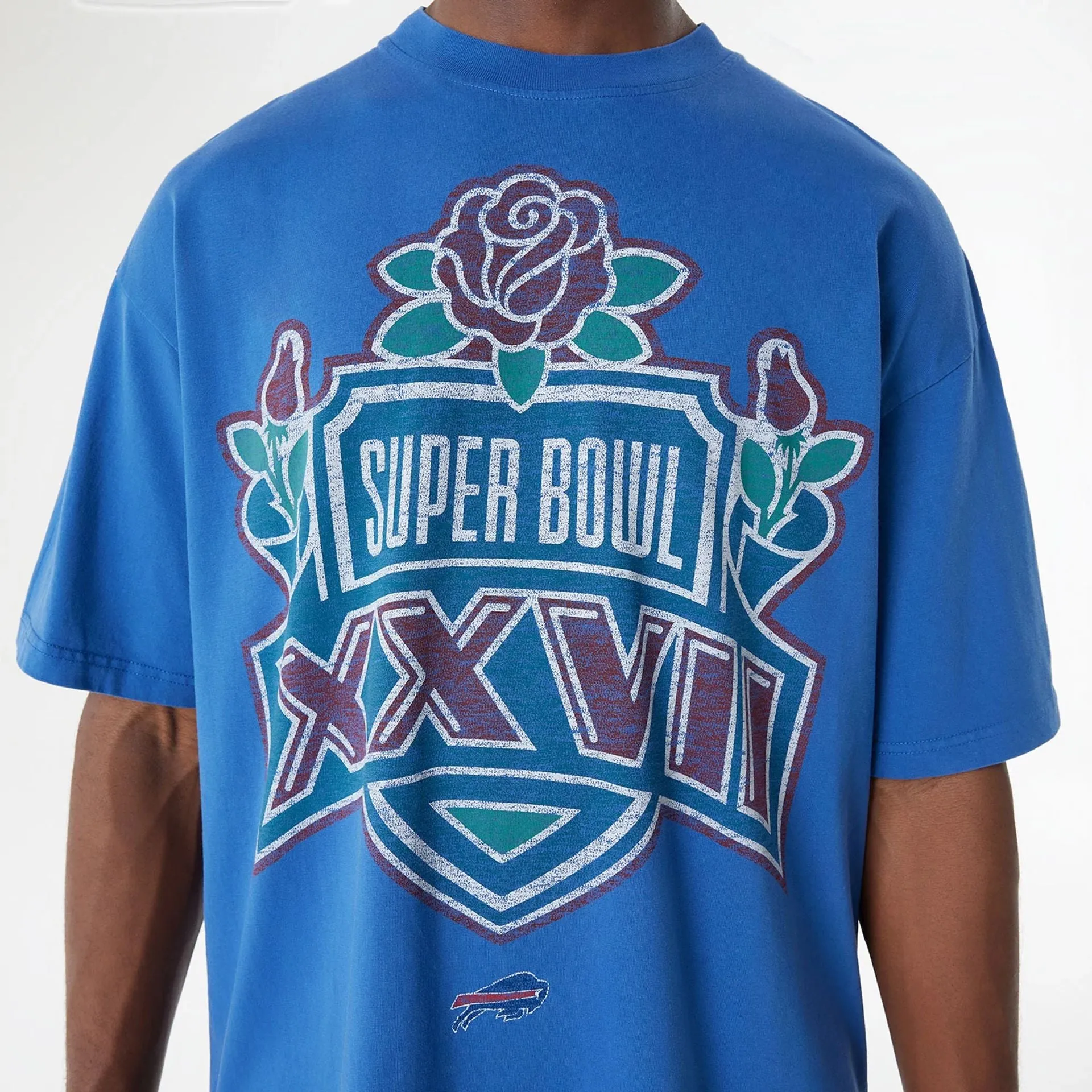 Buffalo Bills Oversized Essential Blue Oversized T-Shirt