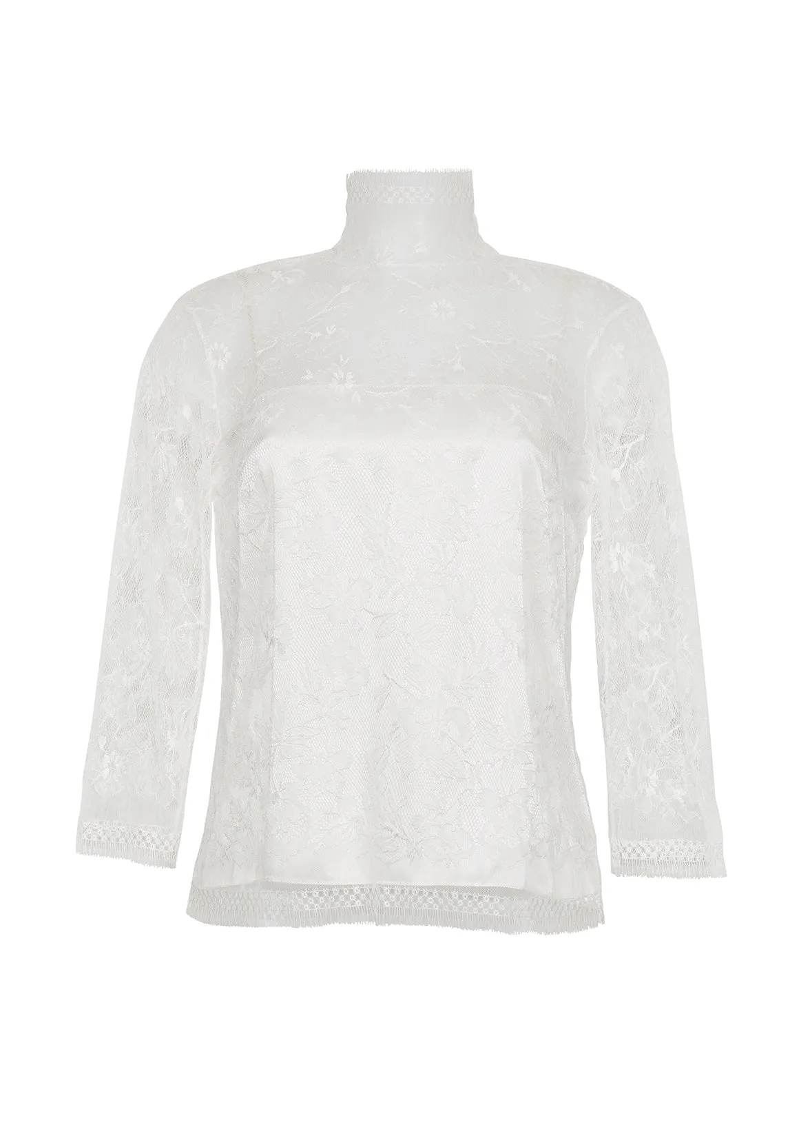 chantilly lace turtleneck