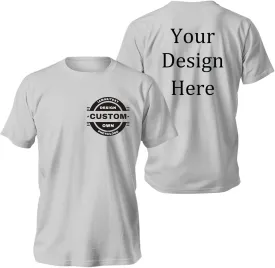 Custom t Shirts Design Your Own for Men & Women Personalized t Shirts Add Your Image Photo/Text Customized t Shirts