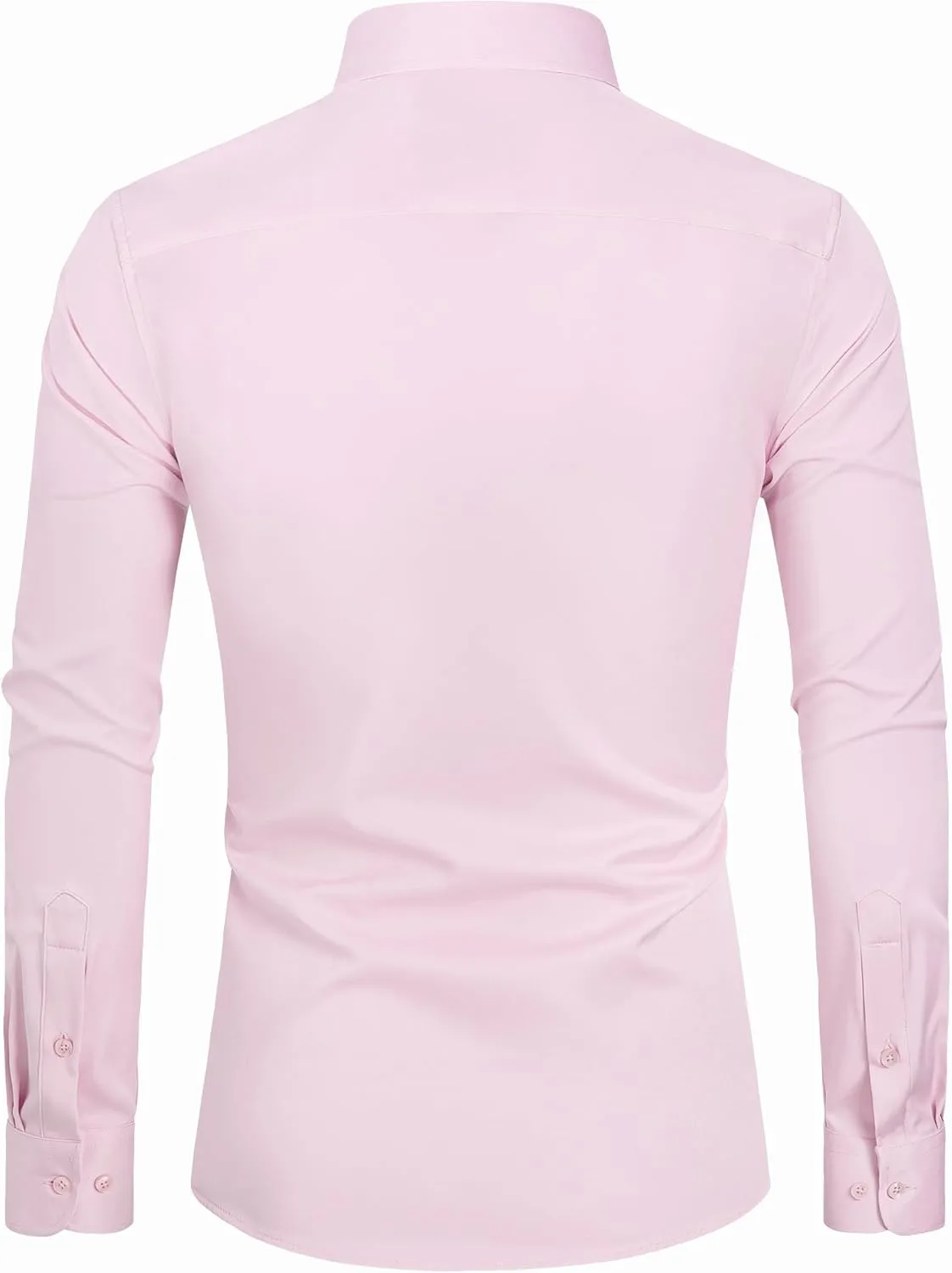 DEMEANOR Mens Dress Shirts Long Sleeve Dress Shirts for Men Slim Fit Button Down Shirts Big and Tall Button Up Shirts