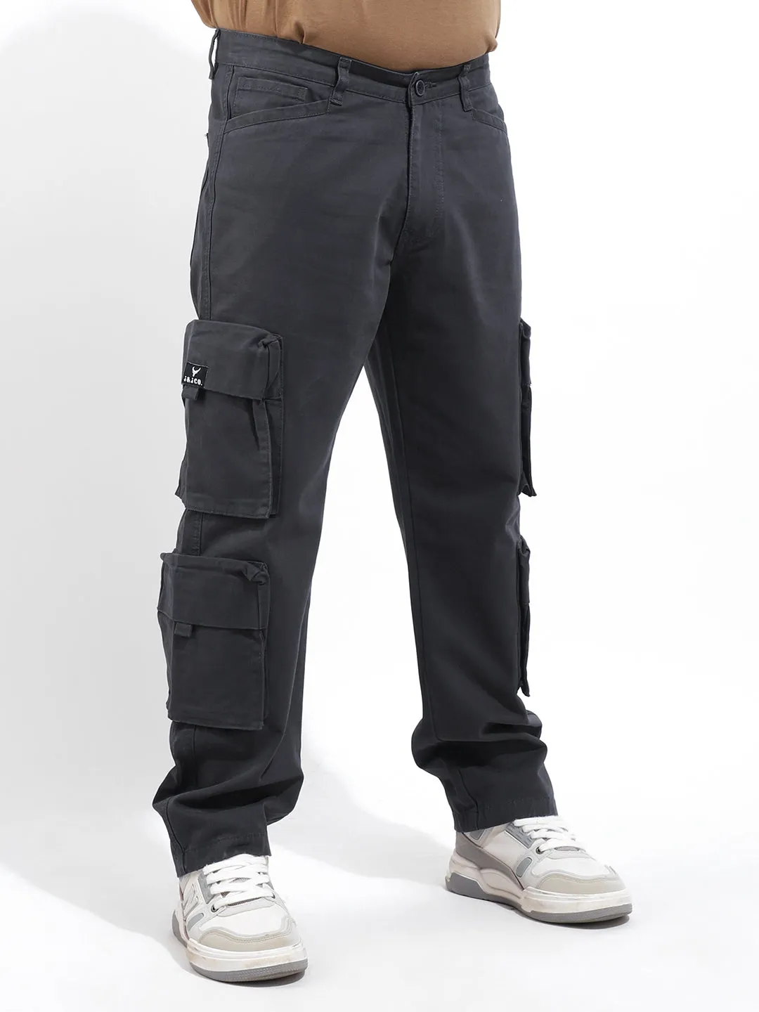 Fantom Dark Grey 8 Pocket Denim Cargo