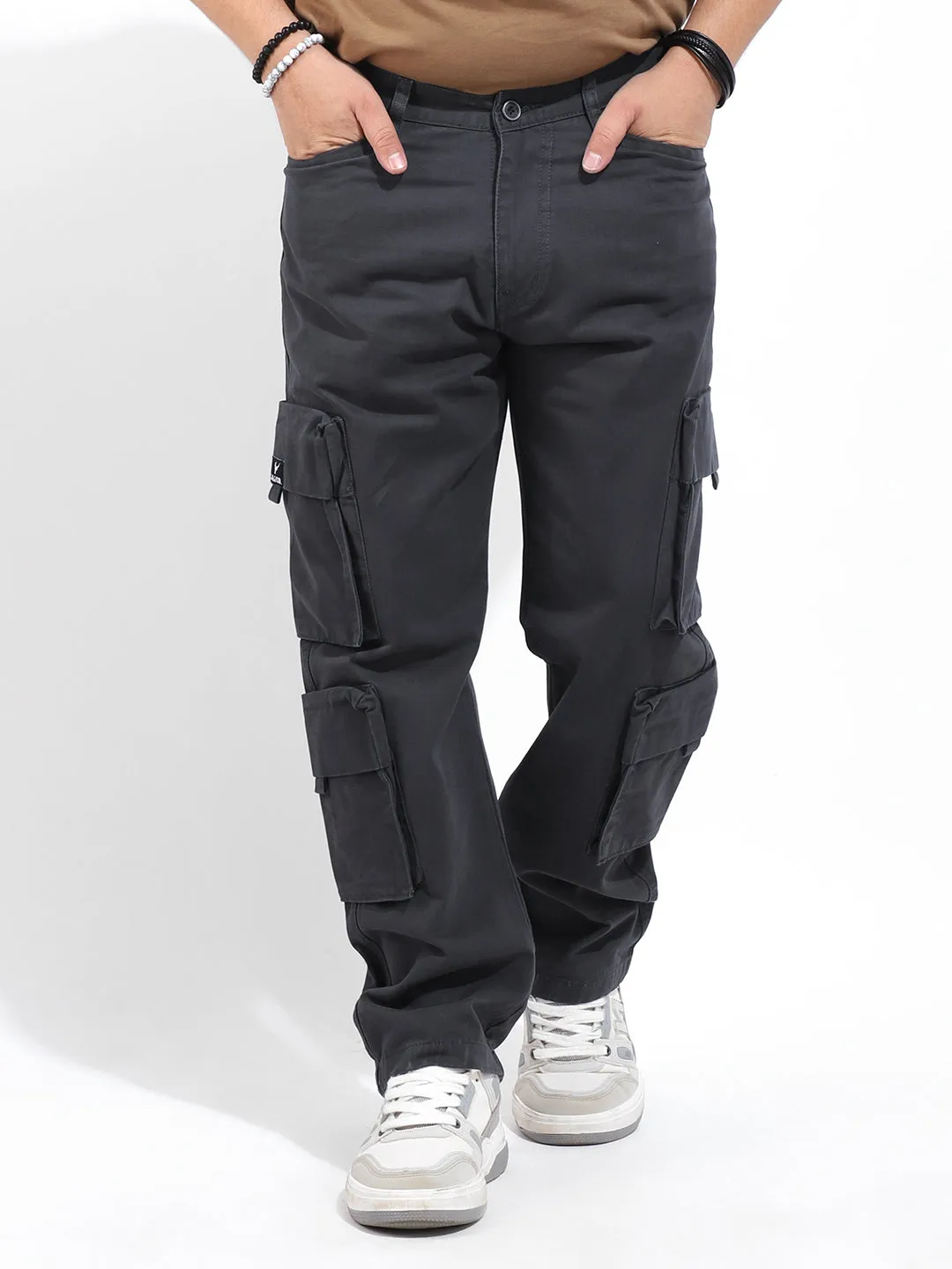 Fantom Dark Grey 8 Pocket Denim Cargo