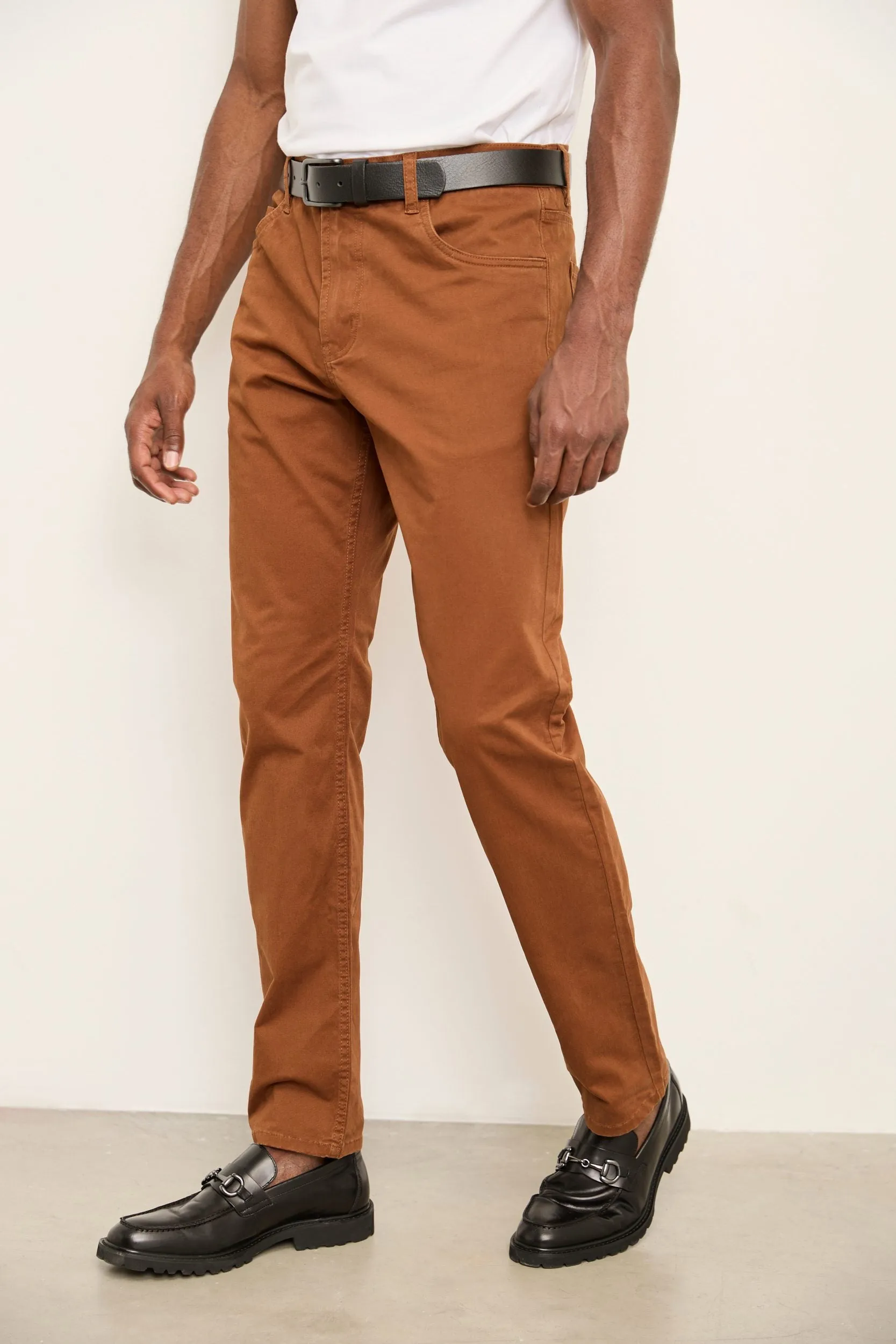 Five pocket slim fit pants