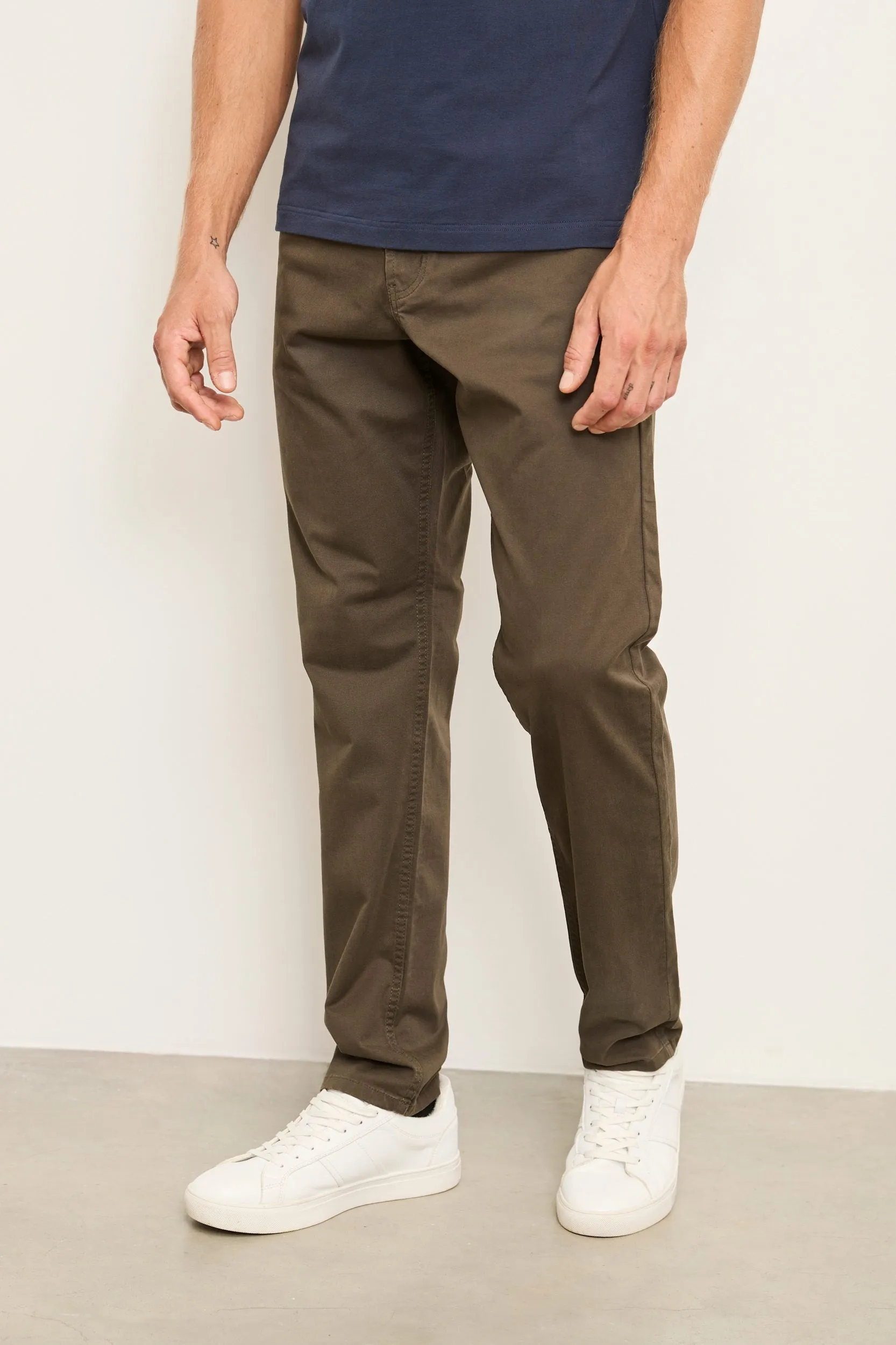 Five pocket slim fit pants