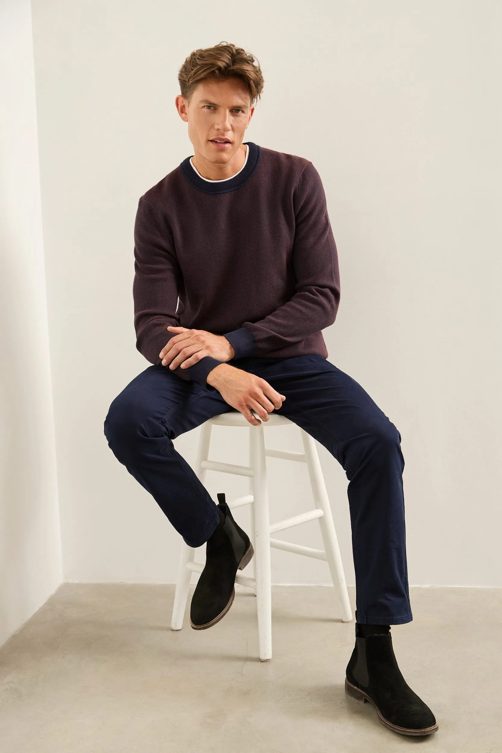 Five pocket slim fit pants