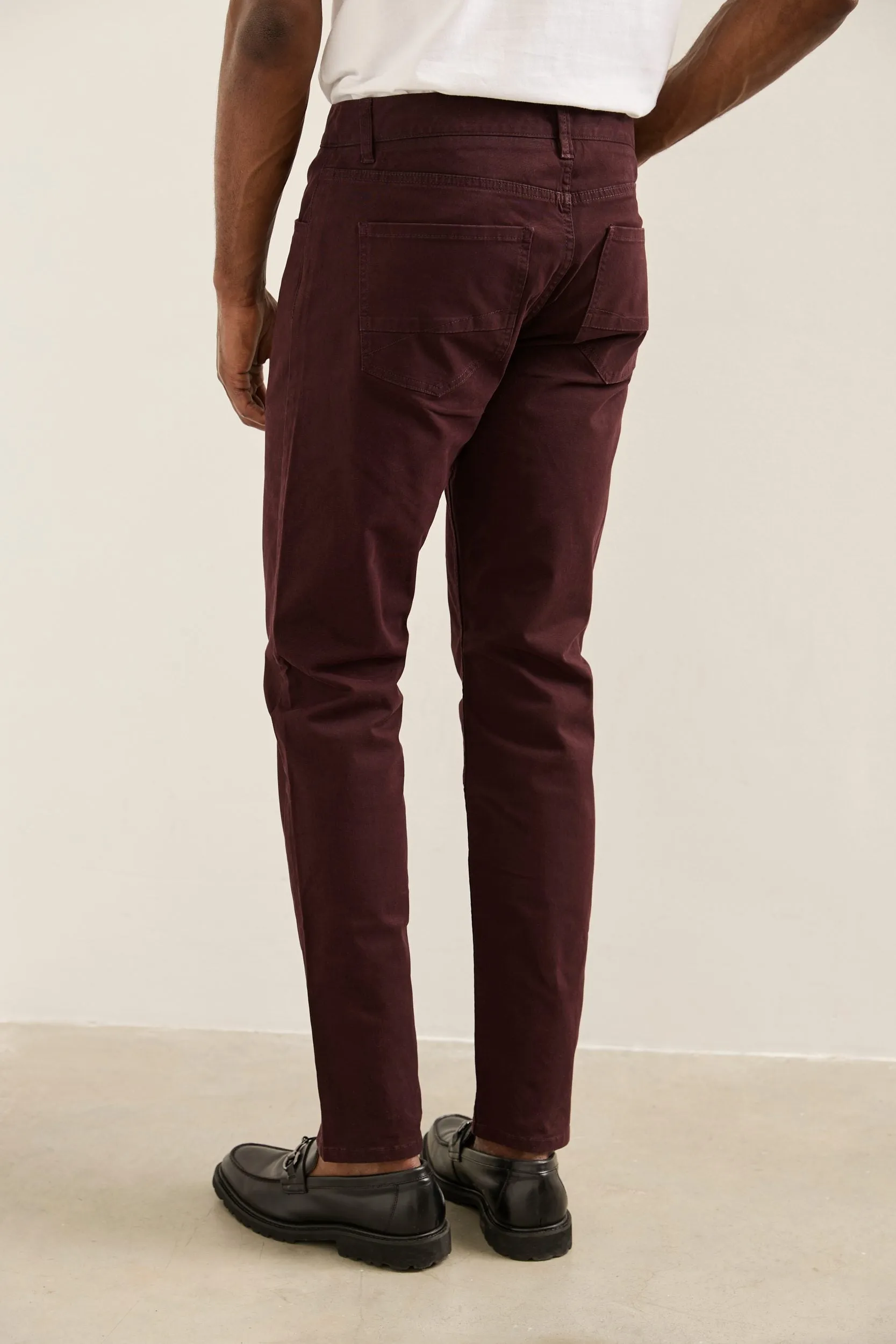 Five pocket slim fit pants