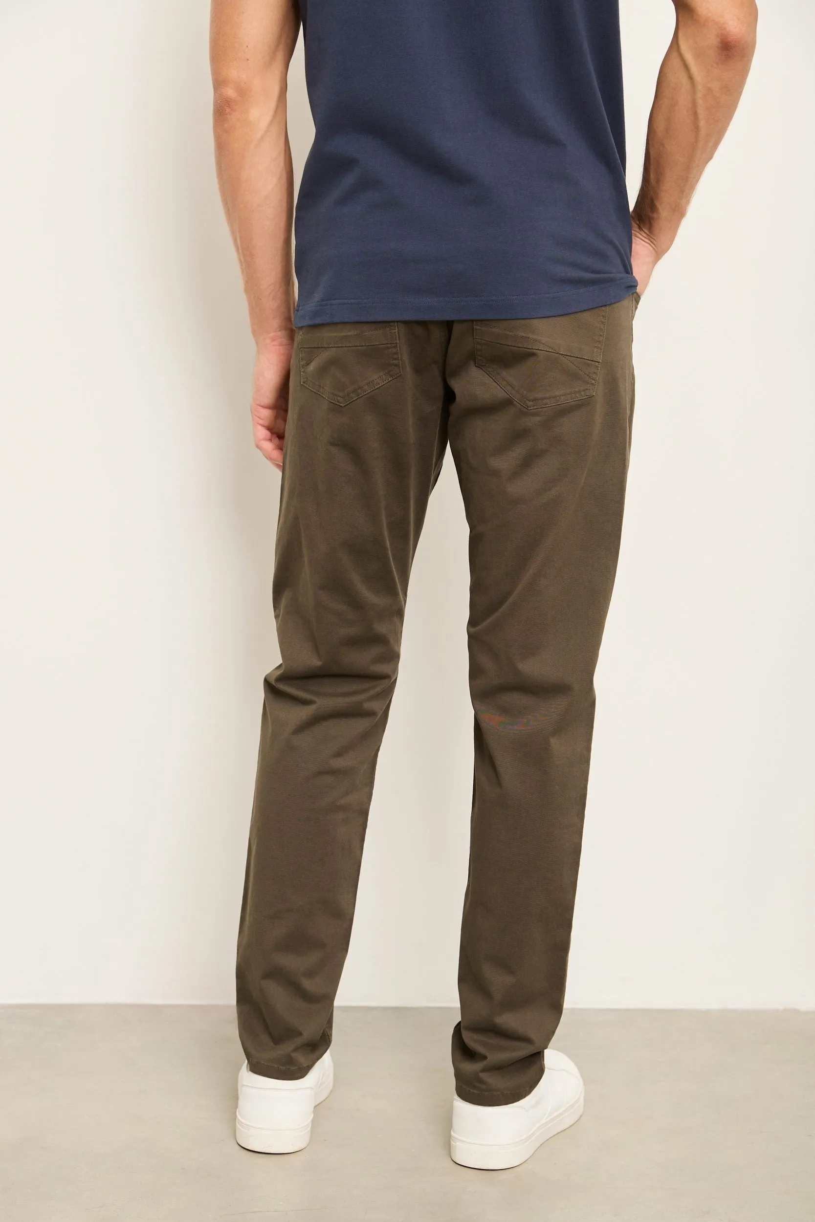 Five pocket slim fit pants