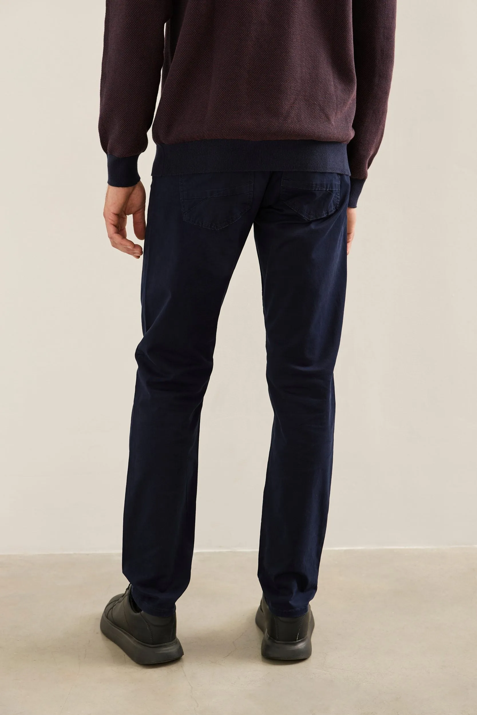 Five pocket slim fit pants