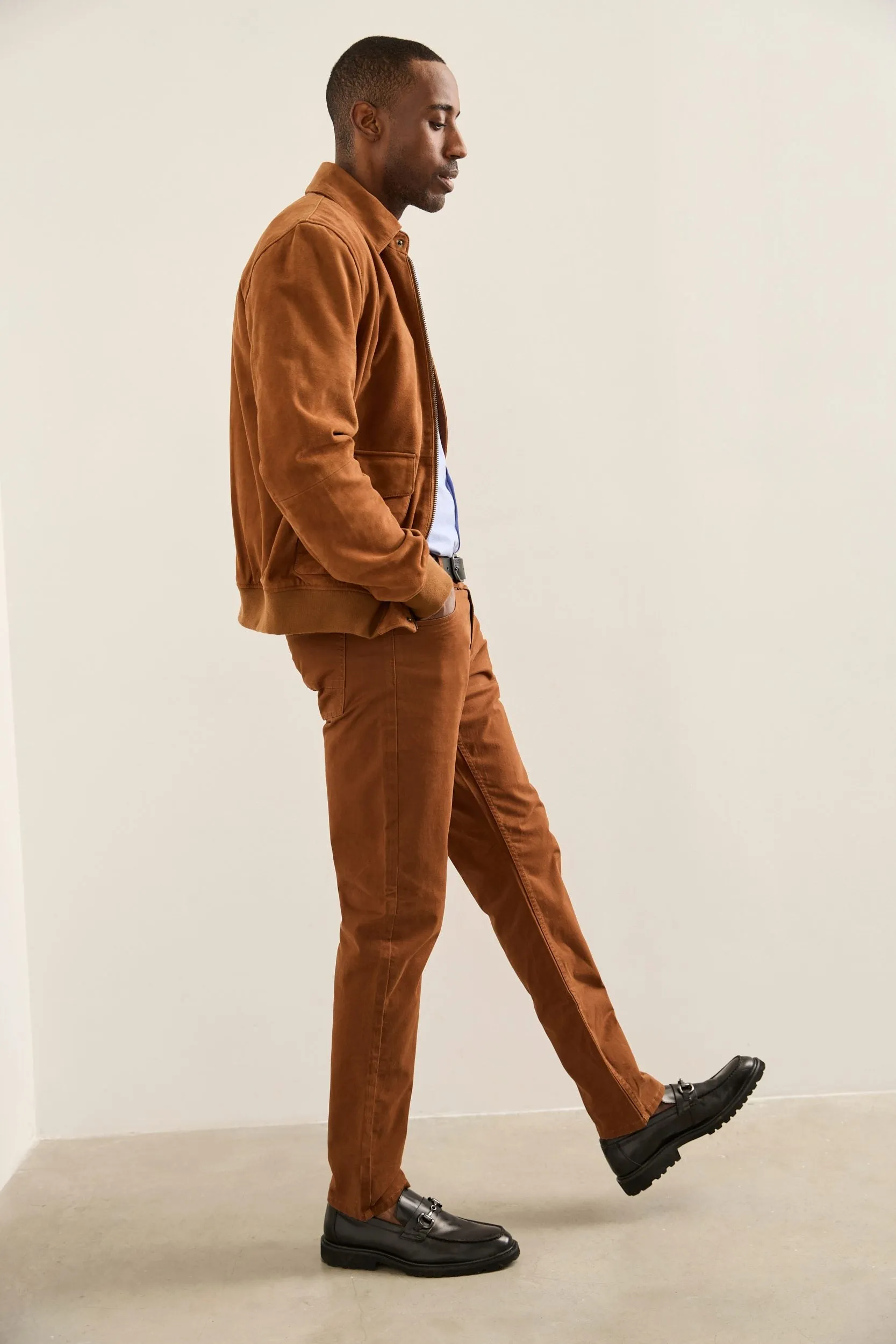 Five pocket slim fit pants