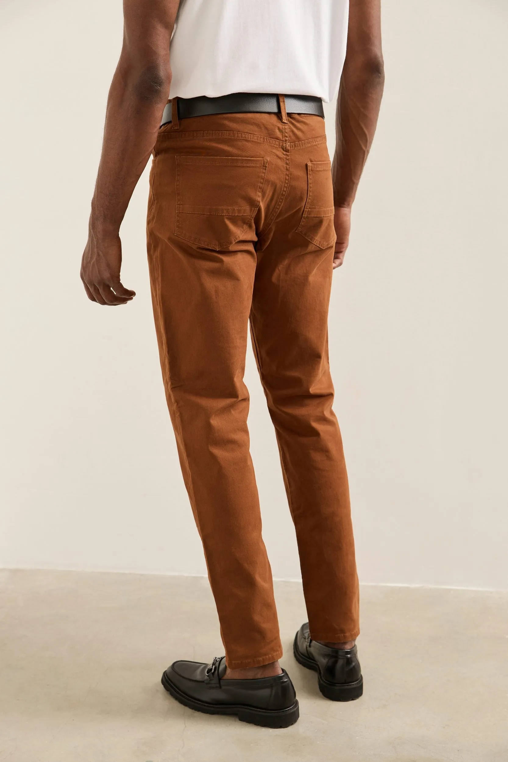 Five pocket slim fit pants