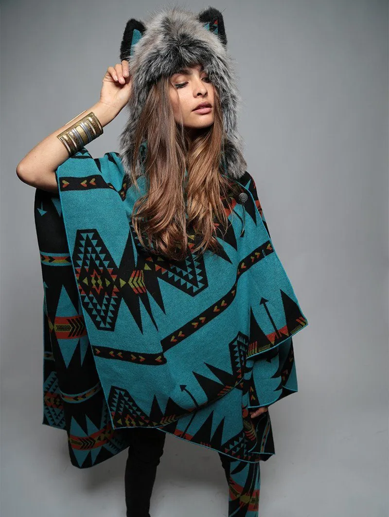 Italy Cape   Grey Wolf 1/2 Hood Bundle