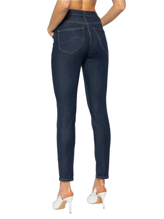 Lee pantalone in Jeans da donna Scarlett High L626MDNX blu medio