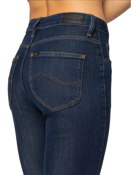 Lee pantalone in Jeans da donna Scarlett High L626MDNX blu medio