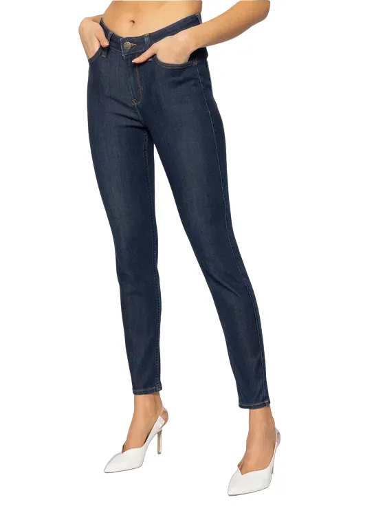 Lee pantalone in Jeans da donna Scarlett High L626MDNX blu medio