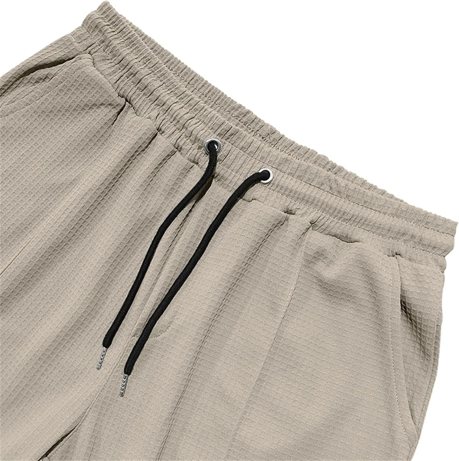 Mens Lightweight Loose Fit Elastic Waist Drawstring Wide Leg Summer Beach Yoga Pajama Lounge Sleep Trouser Pants