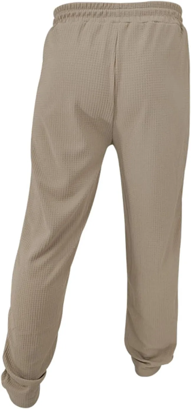 Mens Lightweight Loose Fit Elastic Waist Drawstring Wide Leg Summer Beach Yoga Pajama Lounge Sleep Trouser Pants