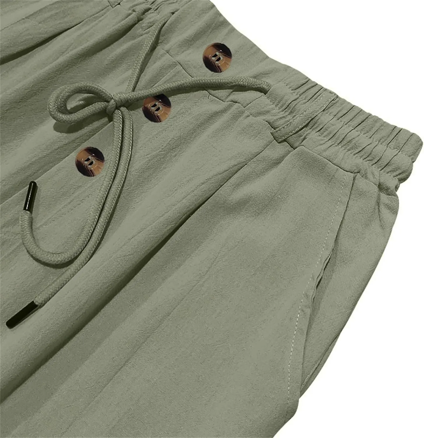 Mens Loose Fit Wide Leg Drawstring Baggy Yoga Beach Lightweight Work Office Athletic Workout Straight Trousers Pants