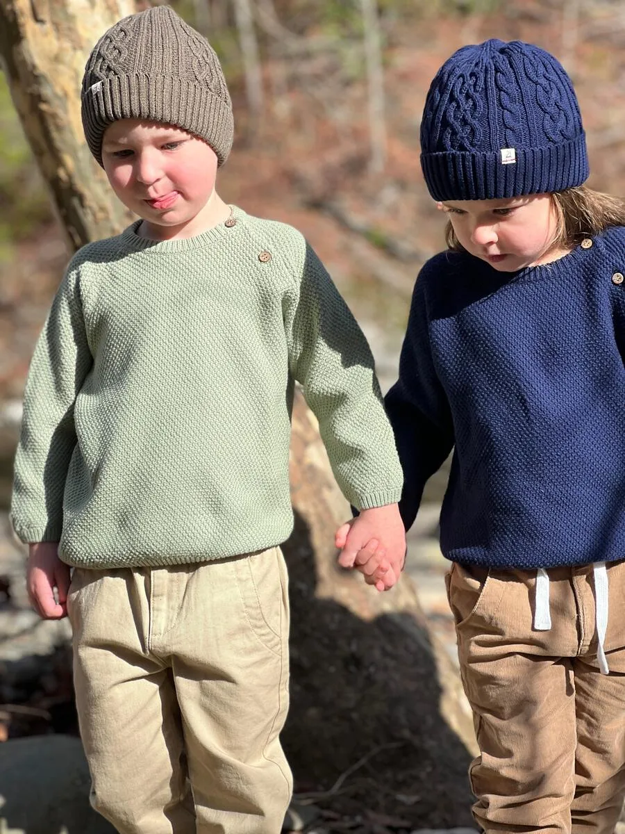 Navy Roan Sweater