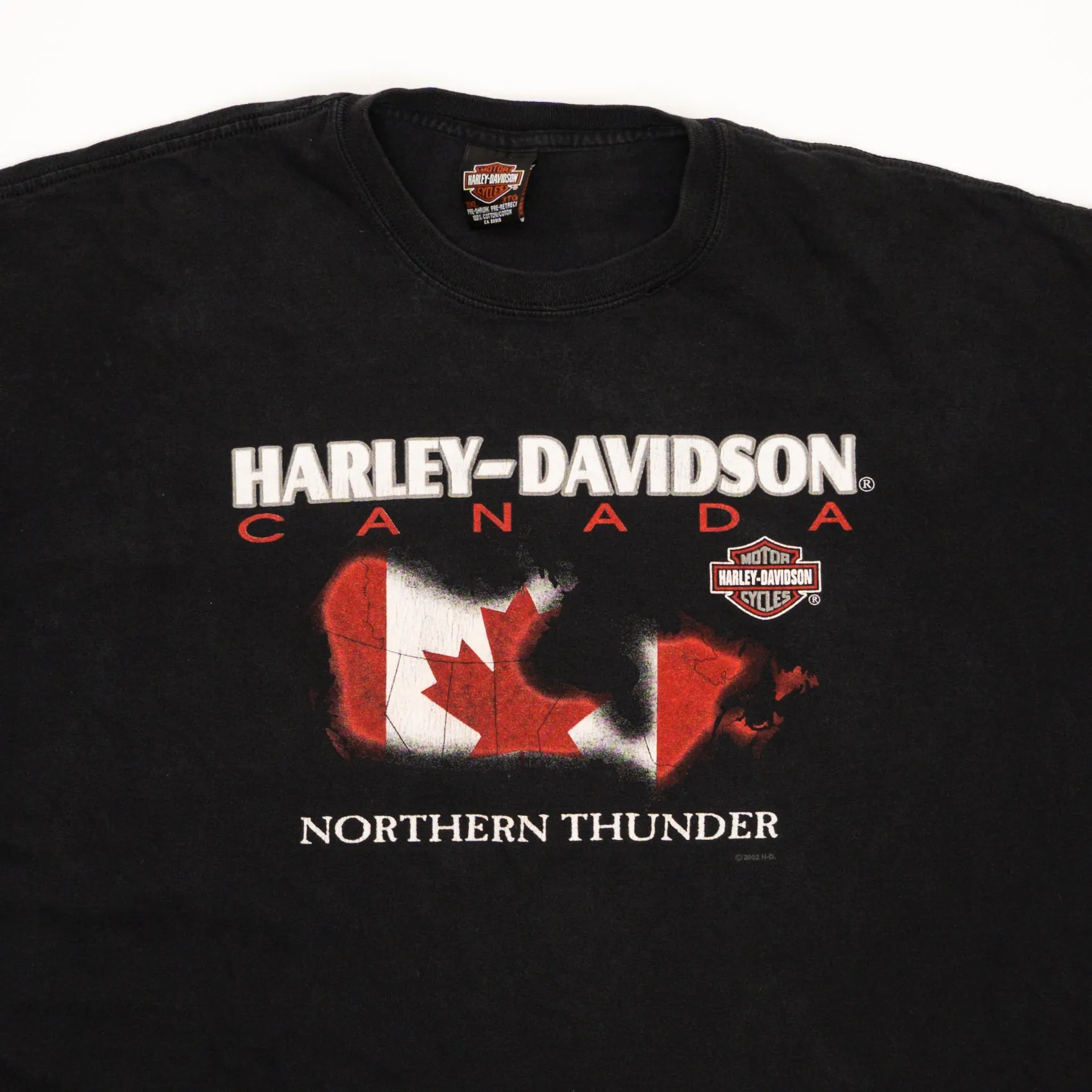 Vintage '02 Harley Davidson Northern Thunder Tee (XL/XXL)