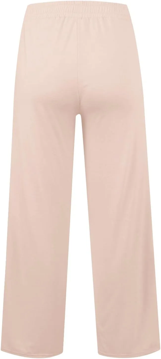 Women's Summer Casual Baggy Wide Leg Yoga Pants Solid Lightweight Sweatpants